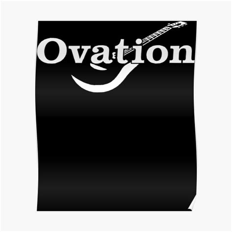 Ovation Guitars Logo Poster For Sale By Jameshawkin Redbubble