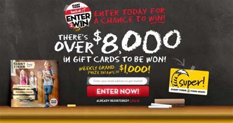 Bts Gianttiger Giant Tiger Back At It Contest Sweepstakes Pit