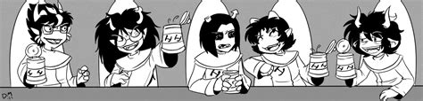 Mspa Booru Beverage Crossover Deeum Equius Zahhak Eridan Ampora