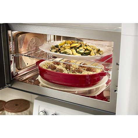 KitchenAid 1.9-cu ft 1000-Watt 29.88-in Over-the-Range Convection Microwave with Sensor Cooking ...