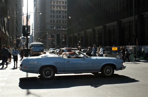 Cohort Outtake 1973 Mercury Cougar Convertible Suave Cat Curbside