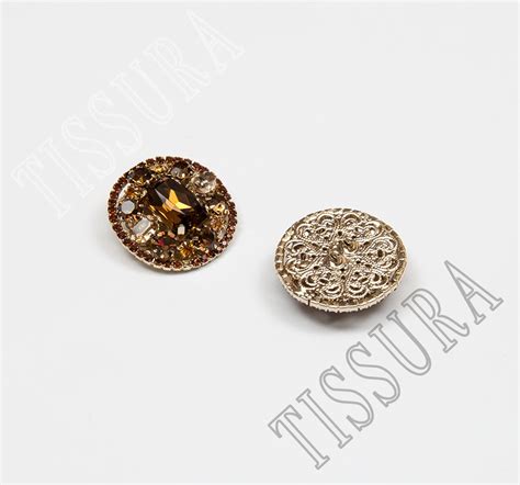 Rhinestone Buttons Fabric Fabrics From France By Modapierre SKU