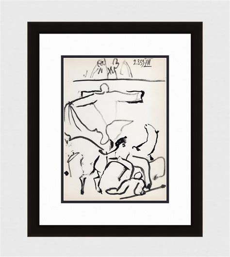 Sold At Auction After Pablo Picasso After Pablo Picasso 1961 Vintage Lithograph Bullfighter