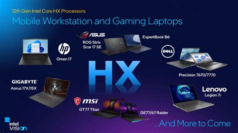 Intel Launches Th Gen Alder Lake Hx Cpus The Fastest Laptop Chips