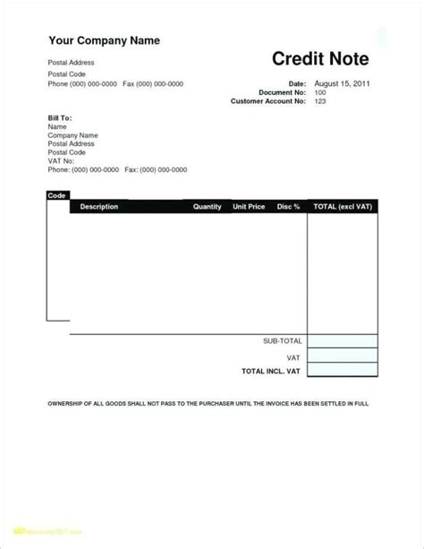 Credit Card Invoice Template Inside Credit Card Receipt Template