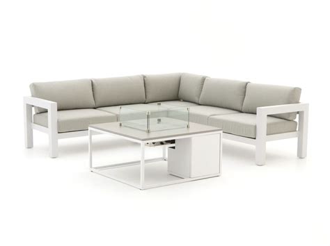 Bellagio Campazzo Cosi 100cm Hoek Loungeset 4 Delig White Incl