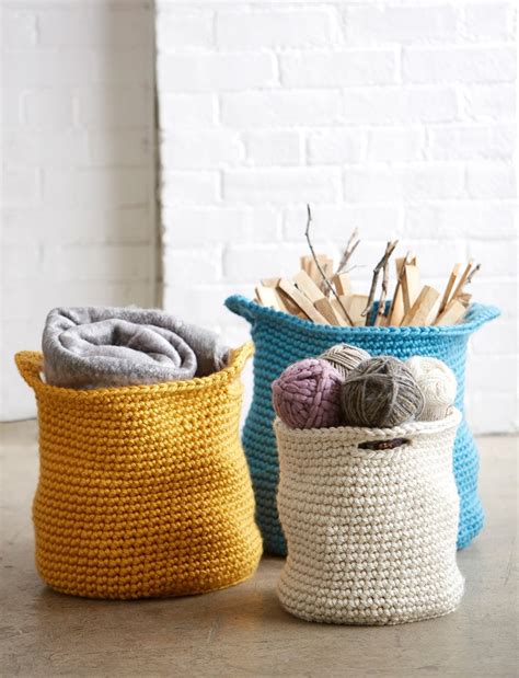 How To Crochet Basket With Bulky Yarn Bernat Pop Bulky Crochet