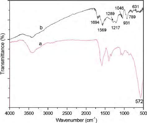 FTIR Spectra Of A ZnFe 2 O 4 Nanoparticles And B Magnetic