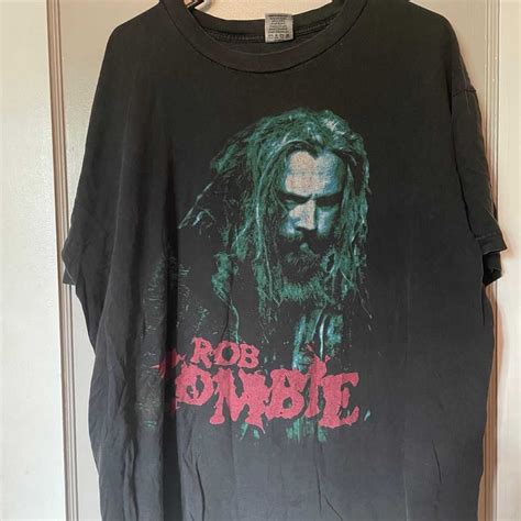 2002 The Sinister Urge Tour Rob Zombie Shirt Black Si Gem