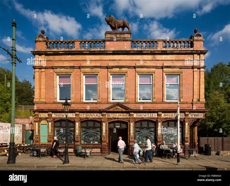 Uk England Derbyshire Crich Tramway Museum Red Lion Inn Showells