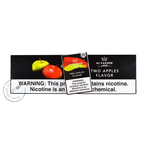 Al Fakher The Double Crunch Two Apple 10x50g Verpackung 10 X 50g