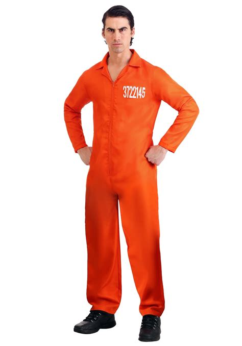 Mens Prison Orange Jumpsuit