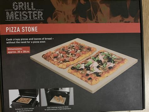 Grill Meister Pizza Stone Cook Pizza And Bread In Oven Or Bbq