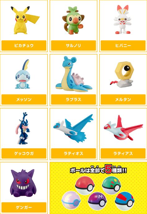 ポケモンゲットコレクションズキャンディ ぼくらの仲間たち ポケモンピックアップ商品 バックナンバー ポケモン タカラトミーアーツ