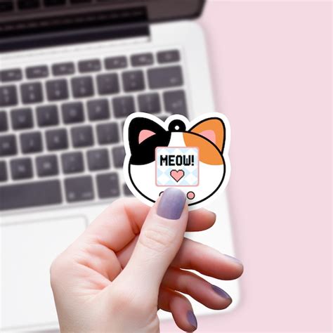 Laptop Decals & Skins Electronics & Accessories Cat Stickers For Laptop ...