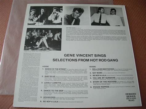 Popsike NM RARE Gene Vincent Hot Rod Gang Vinyl LP Record DSLP