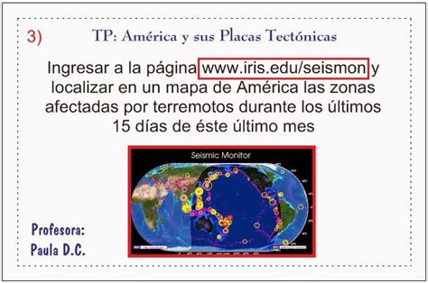 Geografía De América Tp América Y Sus Placas Tectónicas