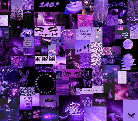 Purple Aesthetic Lockscreen Pinterest Purple Vibes Hd Wallpaper