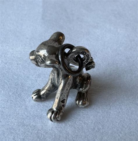 Sterling Silver Disney Simba Lion King Charm Pend Gem