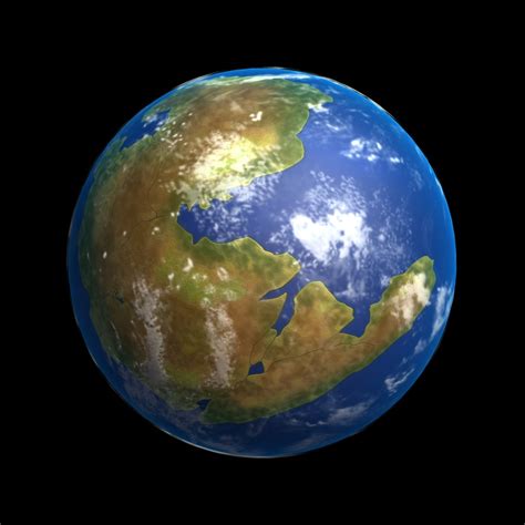 Pangea Planet Earth3D模型 TurboSquid 1308222