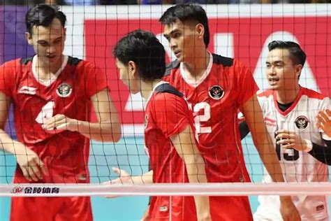 14 Atlet Timnas Voli Putra Indonesia Di Avc Challenge Cup