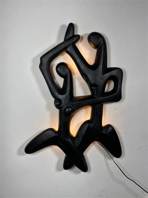 S Frederick Weinberg Swing Time Abstract Nude Dancers Lighted Wall Sculpture At StDibs