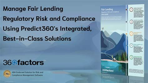 Manage Fair Lending Regulatory Risk And Compliance Using Predict S