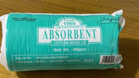 Absorbent Cotton Wool Ip 500 Gram At Rs 150 Piece In Pune ID