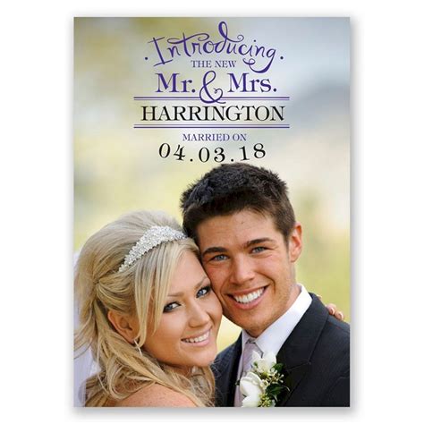 Gorgeous Wedding Photo Invitation Design For Your Wedding