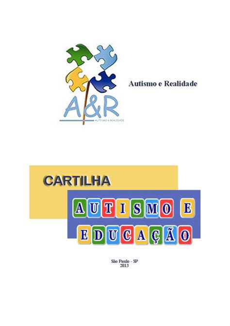 Pdf Cartilha Autismo E Edua O Dez Autismo Realidade