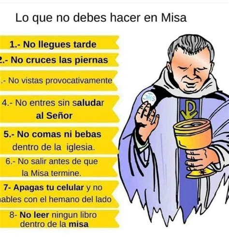 Jesus Y Mon Cosas Que No Debes Hacer En Misa