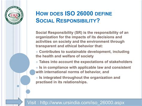 Iso 26000 Social Responsibility PPT