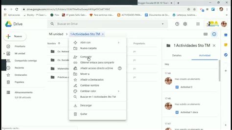 Crear Carpeta Subir Archivos En Drive Y Compartir En Entrada De