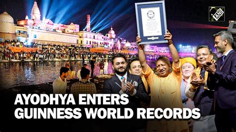 Up Ayodhya Enters Guinness World Records For Lighting Over 2223 Lakh