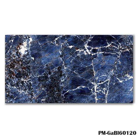 PM GaBl60120 Blue Marble Effect Tile 60x120cm Blackburn Tile Centre