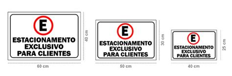 Placas Estacionamento Comunica O Visual Londrina