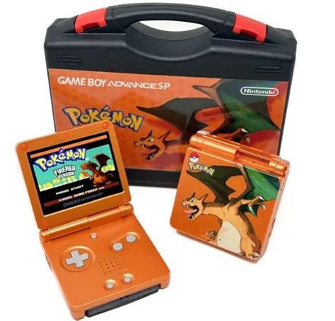 NINTENDO GAME BOY Advance SP System GBA SP IPS LCD 101 POKEMON UV