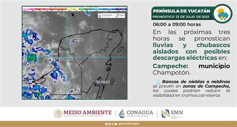 Pron Stico Del Clima Para Hoy Domingo De Julio En Quintana Roo