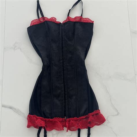 Lingerie Dress With Garter Belt Attached Depop