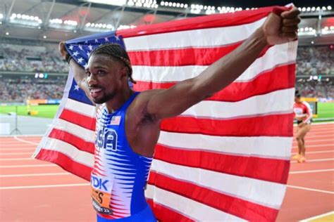 Noah Lyles World Champion Comments Get Responses From Nba Players