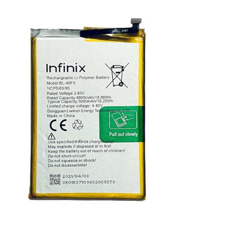 BATTERY INFX HOT 20I HOT 10 LITE HOT 8 X650 BL 49FX Shopee Malaysia