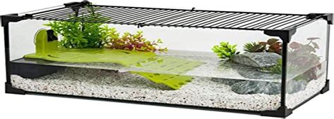 Zolux Aquarium Tortue Aquaterrarium Pour Tortue D Eau Cm Amazon Fr