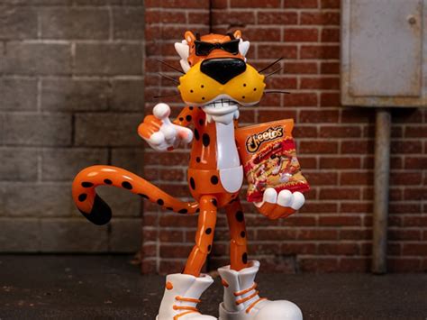 Cheetos Chester Cheetah Flamin Hot Cheetos Glow In The Dark Action Figure
