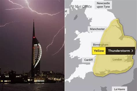 UK weather forecast: Thunderstorms to batter Britain but 27C heatwave on its way - Mirror Online