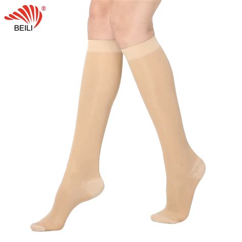 Summer Sexy Lady Stockings Medial Anti Embolism Compression Knee High Thin Stockings Buy