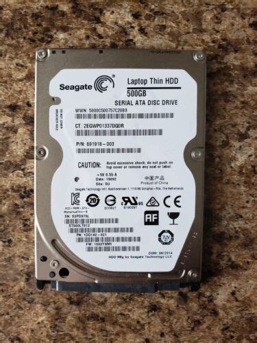 Seagate Laptop Thin St Lt Gb Sata Hdd Hard Drive