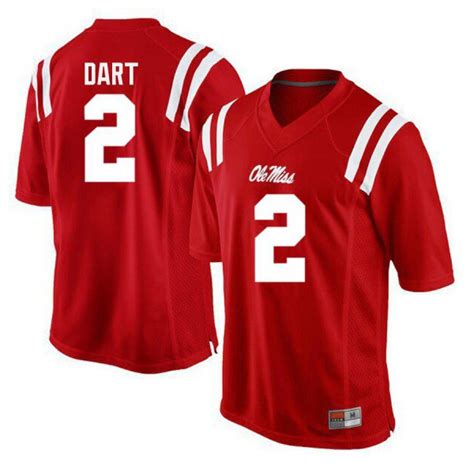 Jaxson Dart Men S Red Ole Miss Alumni Football Jersey