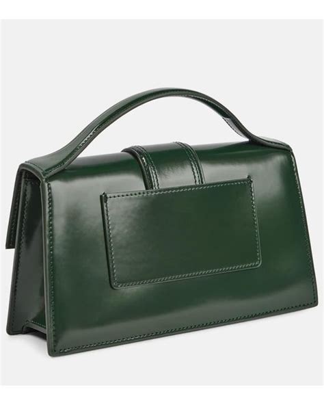 Jacquemus Le Grand Bambino Leather Shoulder Bag In Green Lyst