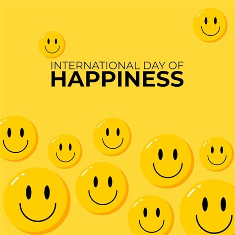 Premium Vector Vector Illustration For International Day Of Happiness