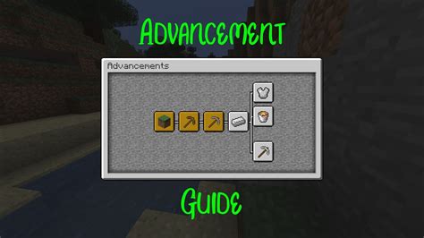 Advancement Guide Minecraft Stone Age Getting An Upgrade Youtube